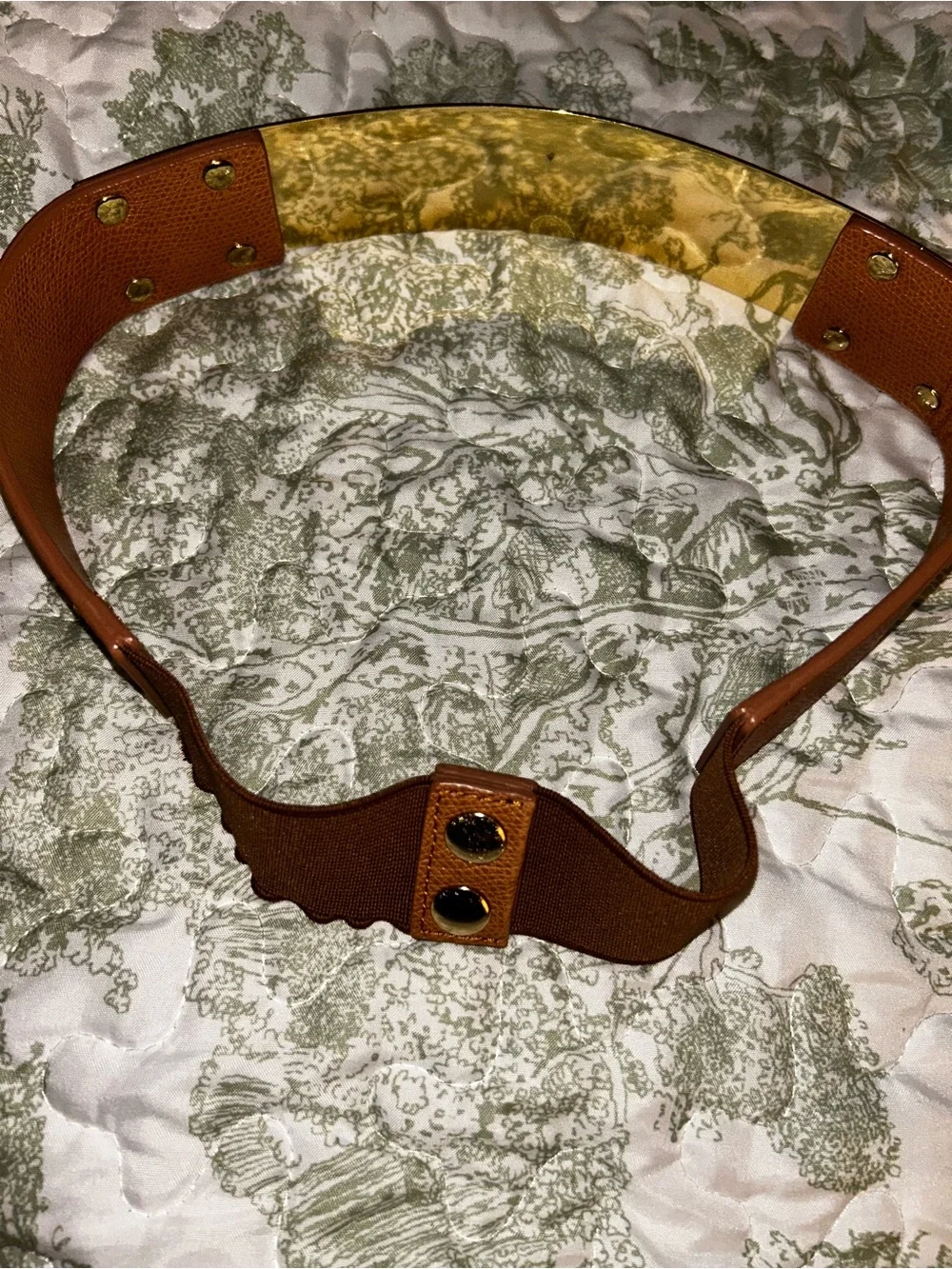 Preloved Marciano leather and metal belt